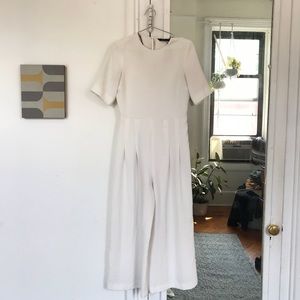 ZARA WOMAN white jumpsuit